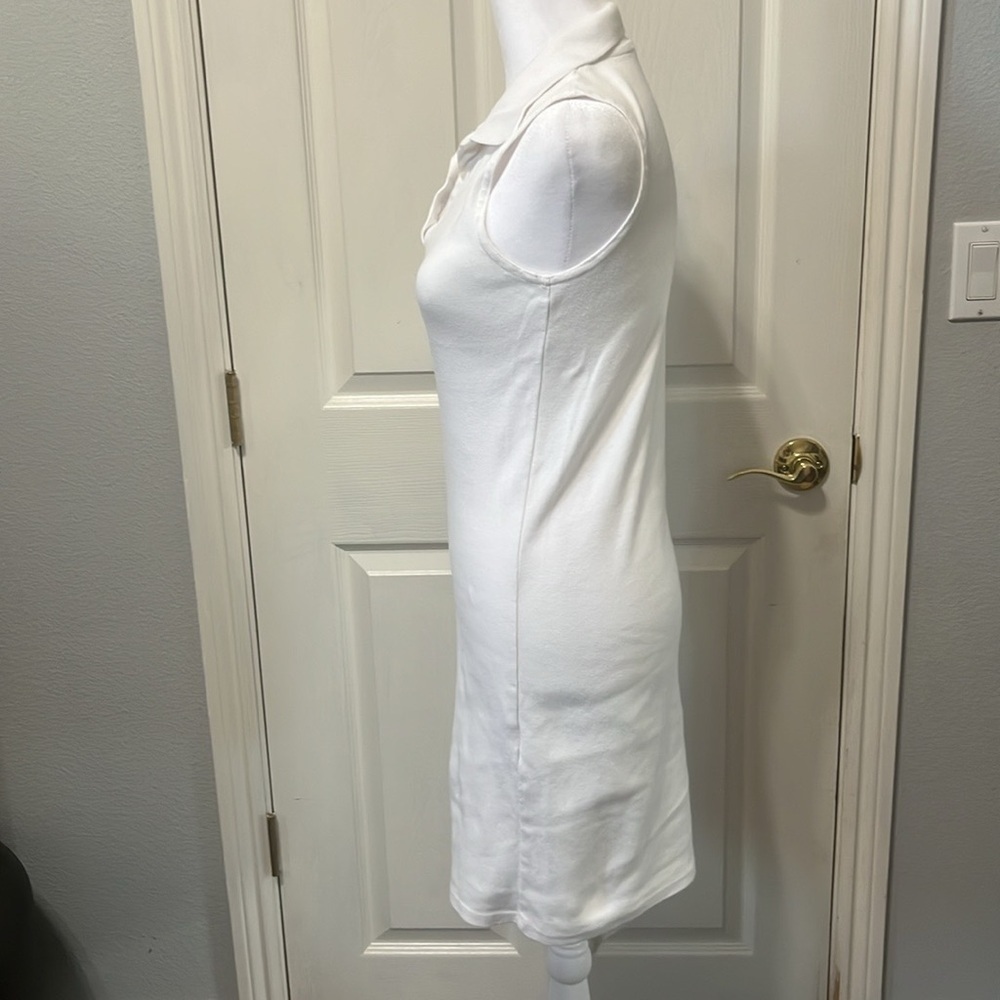 Brandy Melville White Collared Dress One Size - Picture 2 of 10